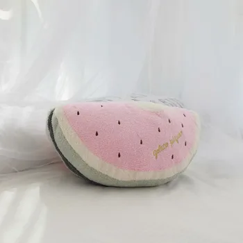 Instagram Мода Сакура Розовый Фрукт Кусочек Арбуза Плюшевые Игрушки Детское Одеяло для сна Детская Подушка для кровати Милый Декор для фотографий