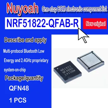 NRF51822-QFAB-R N51822 совершенно новый оригинальный беспроводной чип spot QFN48 Bluetooth с частотой 2,4 ГГц, запатентованная система-на-чипе