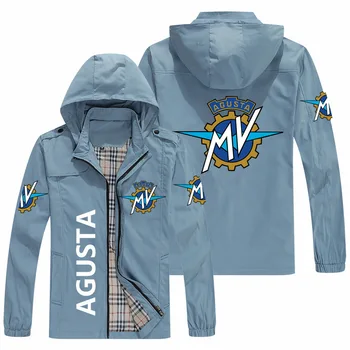 Весенне-осенние мужские куртки с логотипом AGUSTA 2023 года, повседневная модная свободная байкерская куртка с популярным принтом, мужская форма для уличного бейсбола