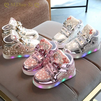 Детская обувь с подсветкой, светящиеся кроссовки для девочек и мальчиков, детская обувь со светодиодной подсветкой, Корзина для светящихся кроссовок, детская обувь со светодиодной подсветкой
