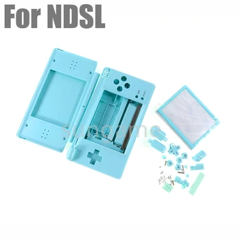 замена 1 комплекта Новый корпус Чехол-накладка Полный комплект с кнопками и винтами для игровой консоли Nintend DS Lite NDSL