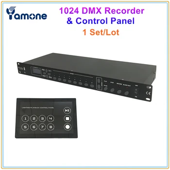 1 компл./лот DMX 1024 Рекордер сценический свет 1024-канальный контроллер и сенсорная панель управления с функцией воспроизведения платы
