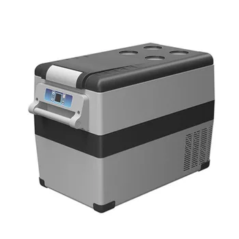 100-240 В 35Л Портативная морозильная камера, мини-холодильник, холодильник-кулер для автомобиля, для дома, для путешествий, 50 Вт компрессор ABS