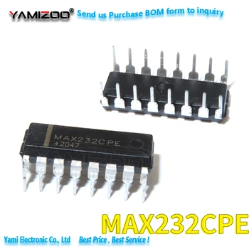 10ШТ MAX232CPE MAX232C DIP16 DIP MAX232 RS-232 Драйверы/Приемники Новые Оригинальные