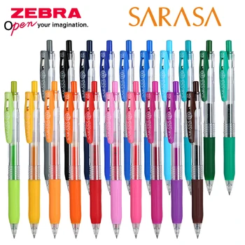 1шт Zebra SARASA Color Press Гелевая Ручка JJ15 Роскошные Шариковые Ручки 0,5 мм с Быстросохнущей Заправкой ручки Школьные Канцелярские Принадлежности Для Письма