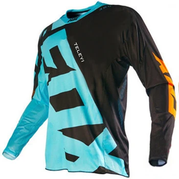2023 fox teleyi Enduro Футболка для Мотокросса Downhil Mountain Bike DH Рубашка MX Мотоциклетная Одежда Ropa для Мальчиков MTB Футболки