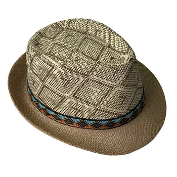 2023 Летняя женская мужская соломенная шляпа от солнца, элегантная шляпа королевы джентльмена, пляжная кепка, панама