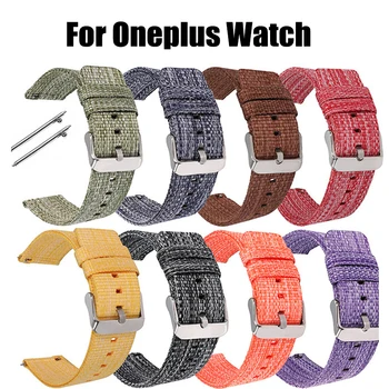 22 мм нейлоновый ремешок с новым рисунком для Oneplus Watch One plus Smartwatch, ремешок для наручных часов, браслет, Аксессуары для ремешков для часов