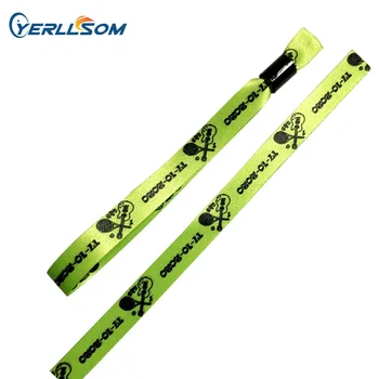 700 шт./лот Высококачественные тканевые браслеты YERLLSOM на заказ с тканым логотипом для мероприятий F21012101