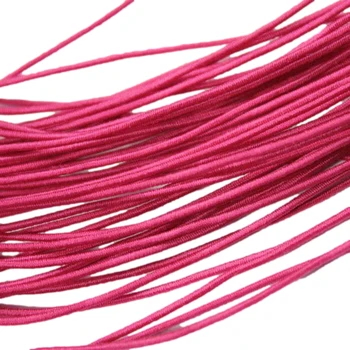 AaaZee 50 ярдов 0,8 мм пурпурная эластичная нить для изготовления браслетов своими руками, эластичные шнуры (две связки)