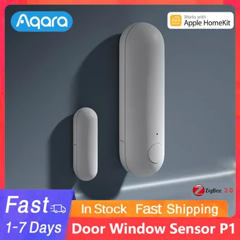 Aqara Smart Door Window Sensor P1 Детектор Zigbee 3.0 Беспроводная Интеллектуальная Связь Устройства Умного дома Работают С ПРИЛОЖЕНИЕМ Homekit