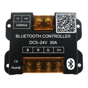 Bluetooth Wifi Светодиодный Музыкальный Контроллер DC5-24V 30A Умный Контроллер Затемнения с Функцией Таймера для 5050 3528 RGB Светодиодной Ленты