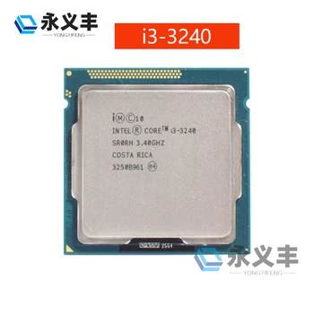 Intel I3 3240 i3-3240 I33240 Двухъядерный процессор 3,4 ГГц LGA 1155 TDP 55 Вт 3 МБ Кэш-памяти CPU Оригинальный аутентичный продукт