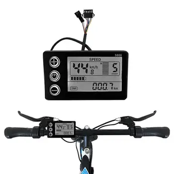 Lcd-s866 Электрический велосипед Smart Meter ЖК-дисплей Легкий непромокаемый Sm штекер, аксессуары для электрического скутера и электровелосипеда