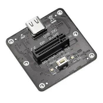 M.2 NVME К USB 3.1 Case Карта-адаптер Expansopn Плата JMS583 Поддерживает протокол NGFF Type-C USB3.1 Gen2 со скоростью 1000 + Мб/С.