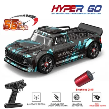 MJX Hyper Go 14301 14302 1:14 Радиоуправляемый Автомобиль 2.4 G Высокоскоростной Дрифт-Раллийный Автомобиль Бесщеточный 4WD Внедорожный Монстр-Трак Игрушки