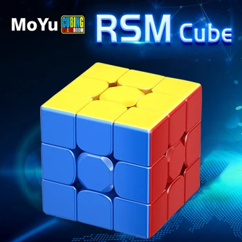 MoYu 2020 RS3M 3x3 Магнитный Волшебный Куб Meilong3 3x3 Профессиональный Cubo Magico Скоростной Пазл Без Наклеек Детские Игрушки-Непоседы