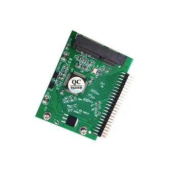 SSD-накопитель mSATA mini PCI-E SATA средней высоты до 2,5-дюймового адаптера IDE с 44-контактным интерфейсом Riser Converter для портативного ПК
