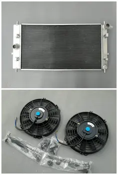 Алюминиевый Гоночный Радиатор 2 * Вентиляторы Для CHEVROLET 2005-2010 COBALT SS LSJ LNF 2,0 2,2 2,4 2005 2006 2007 2008 2009 2010