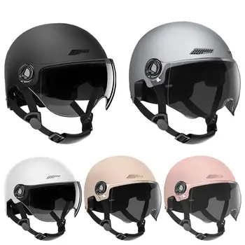 Велосипедные шлемы для мужчин и женщин, Высокозащитный мотоциклетный шлем, амортизирующий велосипедный шлем, полускутер, шлемы для взрослых