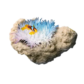 Гнездо Анемона с Магнитной Левитацией Предотвращает Утечку Морской Воды, Украшение Аквариума Камнем, Размножающим Денитрифицирующие Бактерии