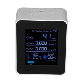 Детектор углекислого газа Качественный детектор Цветной экран с функцией для гостиной, для спальни, для офиса