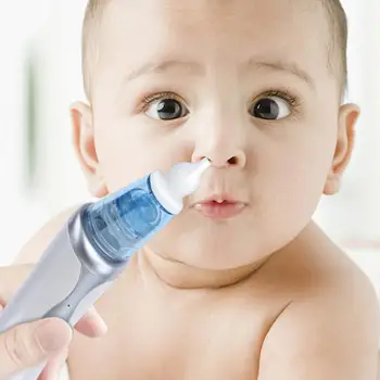 Детский назальный аспиратор, электрический очиститель для носа, оборудование для шмыганья носом, 3 уровня мощности вдоха, средство для удаления соплей из носа для новорожденных младенцев