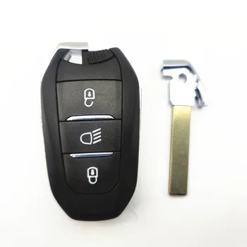 Дистанционный автомобильный ключ Smart-Keyless-Go 433 МГц 4A PCF7953 с чипом для-Peugeot 208 308 508 3008- Citroen C4 DS4 DS5 HITAG2 HU83 Blade
