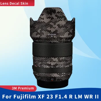 Для Fujifilm XF 23 F1.4 R LM WR Второго Поколения Наклейка На Кожу Виниловая Оберточная Пленка Объектив Камеры Корпус Защитная Наклейка Защитное Покрытие