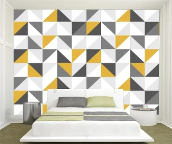 Индивидуальный современный минималистичный абстрактный геометрический скандинавский диван спальня ТВ фон настенное украшение фреска 3D обои