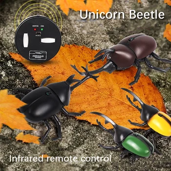 Инфракрасный пульт дистанционного управления 4 цвета Hercules Tricky Электрическая имитация Радиоуправляемая модель насекомого Beetle Детские игрушки на Хэллоуин для детей