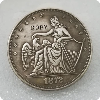 КОПИЯ КОПИЯ 1872 года, 1 амазонский доллар, Джадд-1206, Поллок-1346 КОПИЯ