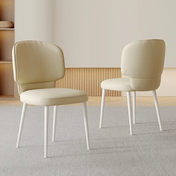 Кресло для закусок с французским кремом, роскошь, Домашний стул со спинкой, минималистичный, современный и минималистичный