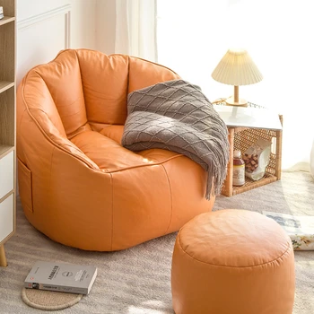 Кресло-мешок для фасоли, табурет для сна, балкон, одноместный стул для отдыха
