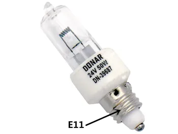 Медицинская лампа E11 24V E11 24V 50W Хирургическая лампа E11 24V Лампа для бестеневой работы E11 24V 50W резьбовой держатель лампы E11