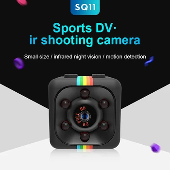 Мини-камера SQ11 с датчиком HD 1080P, видеокамера ночного видения, видеорегистратор движения, Микрокамера Sport DV Video, маленькая камера Cam SQ11