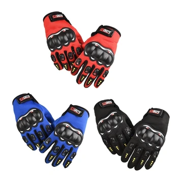 Мотоциклетные перчатки, дышащие мото-перчатки, защитные перчатки с сенсорным экраном на весь палец, перчатки для гонок, мотокросса, спорта на открытом воздухе.