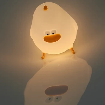 Мультяшный светодиодный диммер Прикроватная лампа USB Гостиная Спальня Домашнее животное Тюлень Мягкий свет Защита глаз ночник Детские праздничные подарки