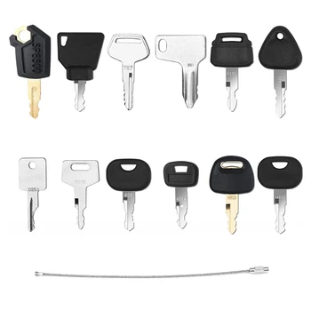 Набор ключей для вилочного погрузчика 12Keys для 14603 ключей для Cat Clark для JBC /14607 для Yanmar Takeuchi для Kubota 459A