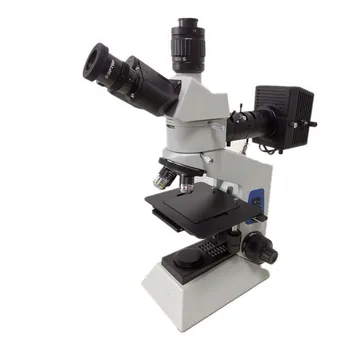 Обнаружение покрытия на преломляющей печатной плате вертикальный металлургический микроскоп оборудование обнаружение металлических деталей металлический микроскоп