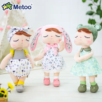 Оригинальные куклы Metoo, плюшевые игрушки для девочек, детские Каваи, весенне-летний цветок, Анжела, для детей, Рождественский подарок на День рождения