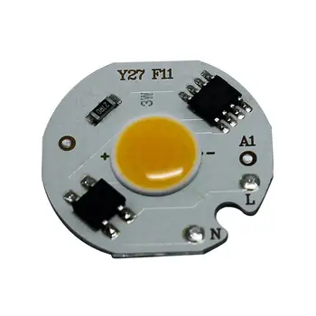 Светодиодный чип 220V 5W Led ChipCOB Интегрированная интеллектуальная микросхема без водителя высокомощная лампа из бисера источник света чип для прожектора DIY