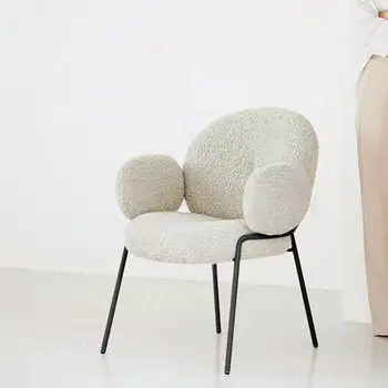 Современный Игровой обеденный стул для гостиной Дизайнерский салон Nordic Dinning Room Chair Accent Chair Krzesla Do Jadalni Мебель для дома MZY