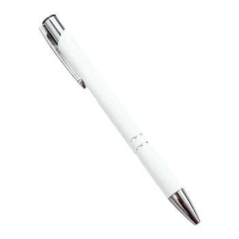 Стильная Металлическая Ручка Выдвижная Многоразового Использования с Кончиком 1,0 мм Выдвижная Ручка Для Подписи Металлическая Шариковая Ручка для Офиса JIAN