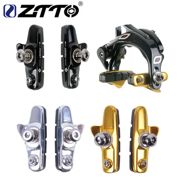 Тормозные колодки для шоссейных велосипедов ZTTO, колодки C-Brake, легкие колодки из алюминиевого сплава, резиновые тормозные колодки для суппортов C-Brake
