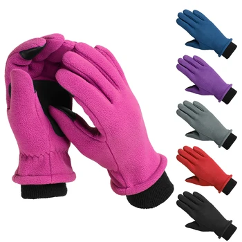 Уличные ветрозащитные Велосипедные перчатки из термополиуретана, перчатки с сенсорным экраном, Морозостойкие Уличные перчатки для пеших прогулок, верховой езды, катания на коньках