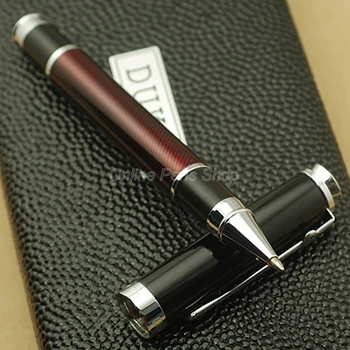 Шариковая ручка из углеродного волокна Duke Red DR872 с металлическим роликом
